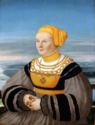 Portræt af Anna von Holzhausen, f. Ratzeburg